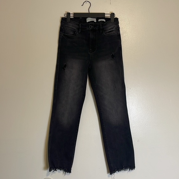 RE Generation By Celebrity Pink | Venus Distressed Grey/Black Jeans - Picture 2 of 7